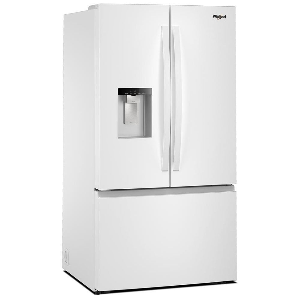 Whirlpool WRFF3536SW French Door Refrigerator, 36 inch Width, ENERGY STAR Certified, 30 cu. ft. Capacity, Water Dispenser (Exterior), Ice Dispenser (Thru Door), White colour