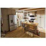 Whirlpool WRFF3536SZ French Door Refrigerator, 36 inch Width, 30 cu. ft. Capacity, Water Dispenser (Exterior), Ice Dispenser (Thru Door), ENERGY STAR Certified, FingerPrint Resistant Stainless Steel colour