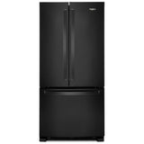 Whirlpool WRFF5333PB French Door Refrigerator, 33 inch Width, 22 cu. ft. Capacity, Water Dispenser (Interior), Ice Dispenser (Freezer Located), ENERGY STAR Certified, Black colour