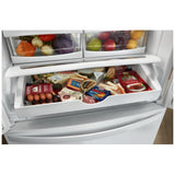 Whirlpool WRFF5333PB French Door Refrigerator, 33 inch Width, 22 cu. ft. Capacity, Water Dispenser (Interior), Ice Dispenser (Freezer Located), ENERGY STAR Certified, Black colour