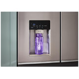 Whirlpool WRMC5036RZ French Door Refrigerator, 36 inch Width, 22 cu. ft. Capacity, Counter Depth, Water Dispenser (Exterior), Ice Dispenser (Thru Door), ENERGY STAR Certified, Fingerprint-Resistant Stainless colour, EveryDrop™ Water Filtration