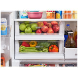 Whirlpool WRMC5036RZ French Door Refrigerator, 36 inch Width, 22 cu. ft. Capacity, Counter Depth, Water Dispenser (Exterior), Ice Dispenser (Thru Door), ENERGY STAR Certified, Fingerprint-Resistant Stainless colour, EveryDrop™ Water Filtration