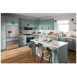 Whirlpool WRMC5036RZ French Door Refrigerator, 36 inch Width, 22 cu. ft. Capacity, Counter Depth, Water Dispenser (Exterior), Ice Dispenser (Thru Door), ENERGY STAR Certified, Fingerprint-Resistant Stainless colour, EveryDrop™ Water Filtration
