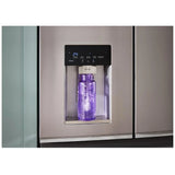Whirlpool WRMC7036RZ French Door Refrigerator, 36 inch Width, 22 cu. ft. Capacity, Counter Depth, Water Dispenser (Exterior), Ice Dispenser (Thru Door), ENERGY STAR Certified, Fingerprint-Resistant Stainless colour, EveryDrop™ Water Filtration