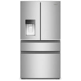 Whirlpool WRMC7036RZ French Door Refrigerator, 36 inch Width, 22 cu. ft. Capacity, Counter Depth, Water Dispenser (Exterior), Ice Dispenser (Thru Door), ENERGY STAR Certified, Fingerprint-Resistant Stainless colour, EveryDrop™ Water Filtration
