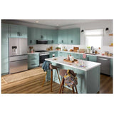 Whirlpool WRMC7036RZ French Door Refrigerator, 36 inch Width, 22 cu. ft. Capacity, Counter Depth, Water Dispenser (Exterior), Ice Dispenser (Thru Door), ENERGY STAR Certified, Fingerprint-Resistant Stainless colour, EveryDrop™ Water Filtration