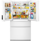 Whirlpool WRMF3336SW French Door Refrigerator, 36 inch Width, 30 cu. ft. Capacity, Water Dispenser (Interior), Ice Dispenser (Freezer Located), ENERGY STAR Certified, White colour