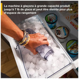 Whirlpool WRMF3336SW French Door Refrigerator, 36 inch Width, 30 cu. ft. Capacity, Water Dispenser (Interior), Ice Dispenser (Freezer Located), ENERGY STAR Certified, White colour