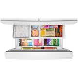 Whirlpool WRMF3336SW French Door Refrigerator, 36 inch Width, 30 cu. ft. Capacity, Water Dispenser (Interior), Ice Dispenser (Freezer Located), ENERGY STAR Certified, White colour