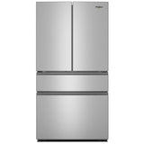 Whirlpool WRMF3336SZ French Door Refrigerator, 36 inch Width, 30 cu. ft. Capacity, Water Dispenser (Interior), Ice Dispenser (Freezer Located), ENERGY STAR Certified, Fingerprint-Resistant Stainless Finish colour