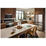 Whirlpool WRMF3336SZ French Door Refrigerator, 36 inch Width, 30 cu. ft. Capacity, Water Dispenser (Interior), Ice Dispenser (Freezer Located), ENERGY STAR Certified, Fingerprint-Resistant Stainless Finish colour