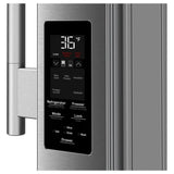 Whirlpool WRMF3336SZ French Door Refrigerator, 36 inch Width, 30 cu. ft. Capacity, Water Dispenser (Interior), Ice Dispenser (Freezer Located), ENERGY STAR Certified, Fingerprint-Resistant Stainless Finish colour