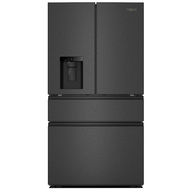 Whirlpool WRMF3536SV French Door Refrigerator, 36 inch Width, 29 cu. ft. Capacity, Water Dispenser (Exterior), Ice Dispenser (Thru Door), ENERGY STAR Certified, Fingerprint-Resistant Black Stainless colour
