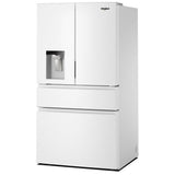 Whirlpool WRMF3536SW French Door Refrigerator, 36 inch Width, 29 cu. ft. Capacity, Water Dispenser (Exterior), Ice Dispenser (Thru Door), ENERGY STAR Certified, White colour
