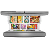 Whirlpool WRMF3536SZ French Door Refrigerator, 36 inch Width, 29 cu. ft. Capacity, Water Dispenser (Exterior), Ice Dispenser (Thru Door), ENERGY STAR Certified, Fingerprint-Resistant Stainless Finish colour