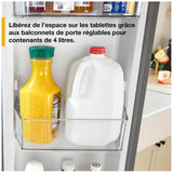 Whirlpool WRMF3536SZ French Door Refrigerator, 36 inch Width, 29 cu. ft. Capacity, Water Dispenser (Exterior), Ice Dispenser (Thru Door), ENERGY STAR Certified, Fingerprint-Resistant Stainless Finish colour