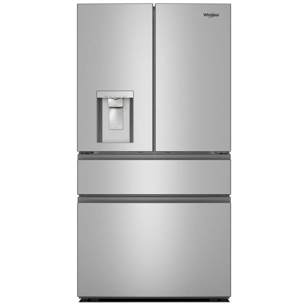 Whirlpool WRMF3536SZ French Door Refrigerator, 36 inch Width, 29 cu. ft. Capacity, Water Dispenser (Exterior), Ice Dispenser (Thru Door), ENERGY STAR Certified, Fingerprint-Resistant Stainless Finish colour