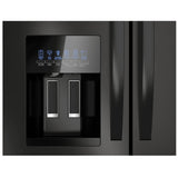 Whirlpool WRMF3636RB French Door Refrigerator, 36 inch Width, 24.5 cu. ft. Capacity, Water Dispenser (Exterior), Ice Dispenser (Thru Door), ENERGY STAR Certified, Black colour