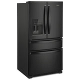 Whirlpool WRMF3636RB French Door Refrigerator, 36 inch Width, 24.5 cu. ft. Capacity, Water Dispenser (Exterior), Ice Dispenser (Thru Door), ENERGY STAR Certified, Black colour