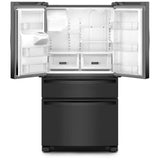Whirlpool WRMF3636RB French Door Refrigerator, 36 inch Width, 24.5 cu. ft. Capacity, Water Dispenser (Exterior), Ice Dispenser (Thru Door), ENERGY STAR Certified, Black colour