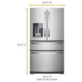 Whirlpool WRMF3636RZ French Door Refrigerator