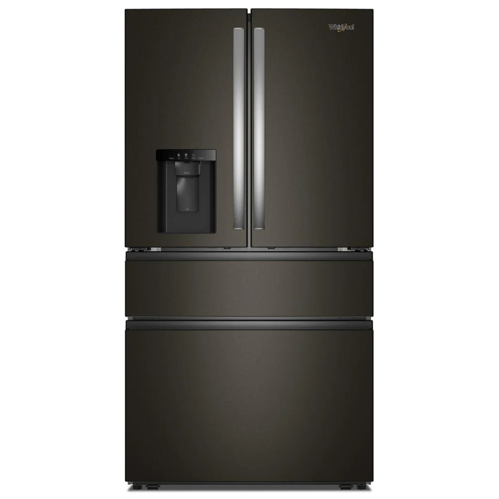 Whirlpool WRMF3636SV French Door Refrigerator, 36 inch Width, 29 cu. ft. Capacity, Water Dispenser (Exterior), Ice Dispenser (Thru Door), ENERGY STAR Certified, Fingerprint-Resistant Black Stainless colour