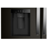 Whirlpool WRMF3636SV French Door Refrigerator, 36 inch Width, 29 cu. ft. Capacity, Water Dispenser (Exterior), Ice Dispenser (Thru Door), ENERGY STAR Certified, Fingerprint-Resistant Black Stainless colour