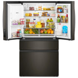 Whirlpool WRMF3636SV French Door Refrigerator, 36 inch Width, 29 cu. ft. Capacity, Water Dispenser (Exterior), Ice Dispenser (Thru Door), ENERGY STAR Certified, Fingerprint-Resistant Black Stainless colour