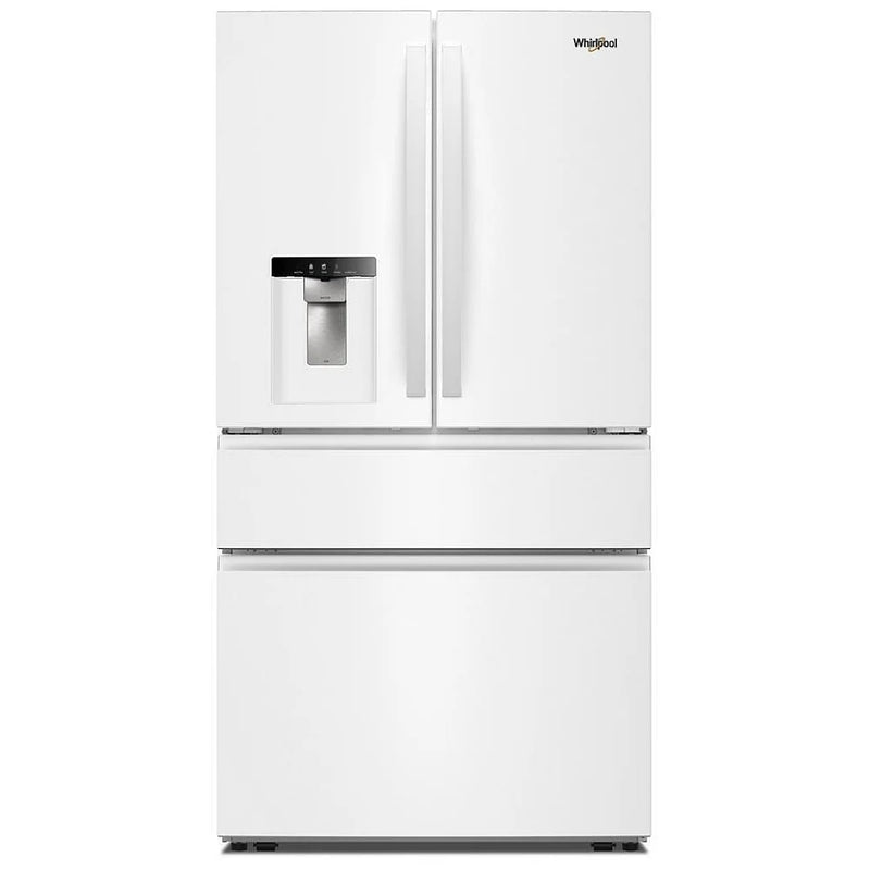Whirlpool WRMF3636SW French Door Refrigerator, 36 inch Width, 29 cu. ft. Capacity, Water Dispenser (Exterior), Ice Dispenser (Thru Door), ENERGY STAR Certified, White colour