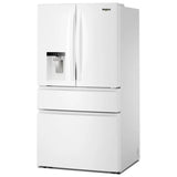 Whirlpool WRMF3636SW French Door Refrigerator, 36 inch Width, 29 cu. ft. Capacity, Water Dispenser (Exterior), Ice Dispenser (Thru Door), ENERGY STAR Certified, White colour