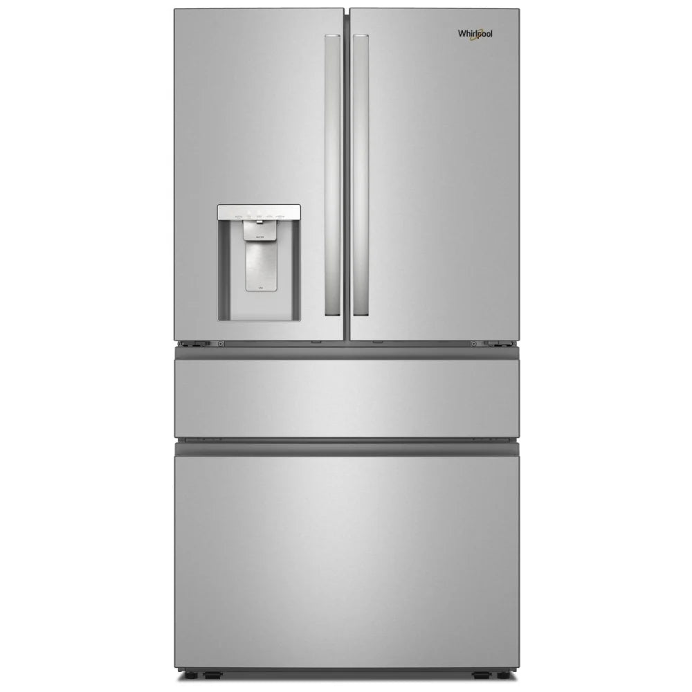 Whirlpool WRMF3636SZ French Door Refrigerator, 36 inch Width, 29 cu. ft. Capacity, Water Dispenser (Exterior), Ice Dispenser (Thru Door), ENERGY STAR Certified, Fingerprint-Resistant Stainless Finish colour