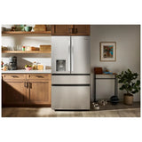 Whirlpool WRMF3636SZ French Door Refrigerator, 36 inch Width, 29 cu. ft. Capacity, Water Dispenser (Exterior), Ice Dispenser (Thru Door), ENERGY STAR Certified, Fingerprint-Resistant Stainless Finish colour