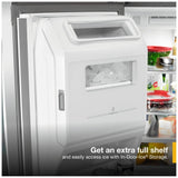 Whirlpool WRMF7736PV French Door Refrigerator, 36 inch Width, 26.2 cu. ft. Capacity, Water Dispenser (Exterior), Ice Dispenser (Thru Door), Black Stainless Steel colour