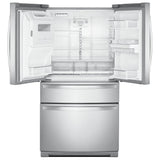 Whirlpool WRMF7736PZ French Door Refrigerator, 36 inch Width, 26.2 cu. ft. Capacity, Water Dispenser (Exterior), Ice Dispenser (Thru Door), FingerPrint Resistant Stainless Steel colour