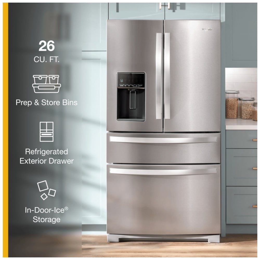 Whirlpool WRMF7736PZ French Door Refrigerator