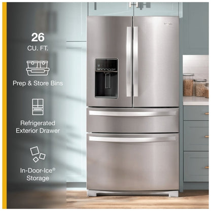 Whirlpool WRMF7736PZ French Door Refrigerator