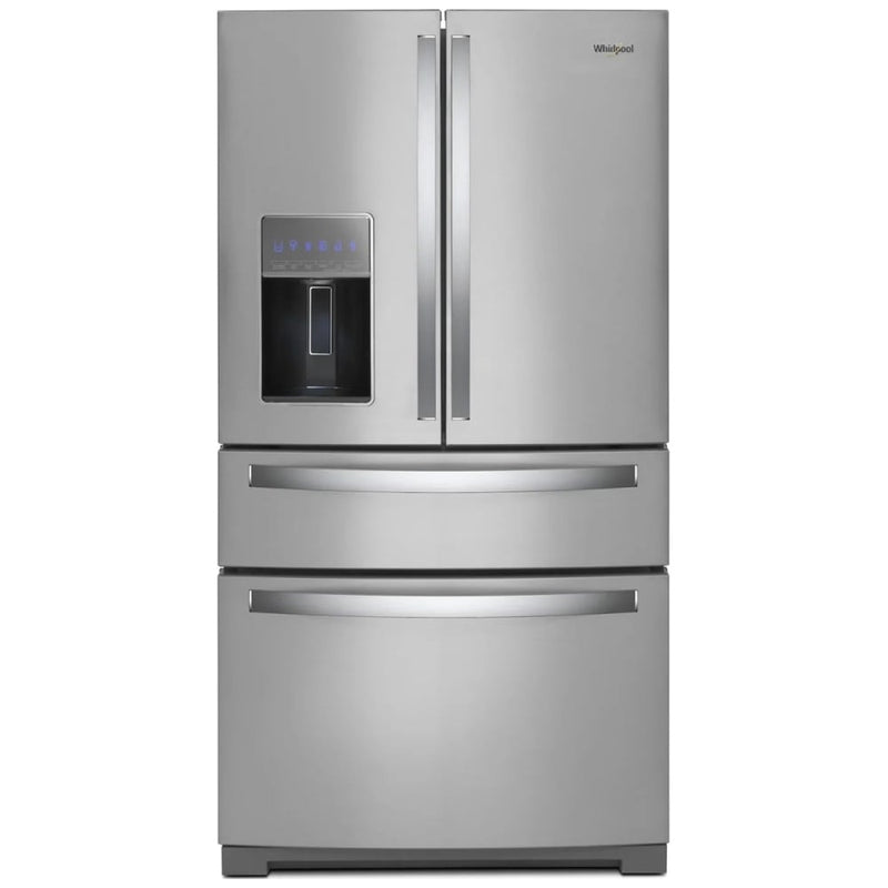 Whirlpool WRMF7736PZ French Door Refrigerator, 36 inch Width, 26.2 cu. ft. Capacity, Water Dispenser (Exterior), Ice Dispenser (Thru Door), FingerPrint Resistant Stainless Steel colour