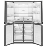 Whirlpool WRQA59CNKZ Counter Depth French Door Refrigerator, 36 inch Width, 19.4 cu. ft. Capacity, Counter Depth, Ice Dispenser (Freezer Located), ENERGY STAR Certified, Metallic Steel colour