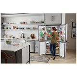 Whirlpool WRQA59CNKZ Counter Depth French Door Refrigerator, 36 inch Width, 19.4 cu. ft. Capacity, Counter Depth, Ice Dispenser (Freezer Located), ENERGY STAR Certified, Metallic Steel colour