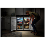 Whirlpool WRQA59CNKZ Counter Depth French Door Refrigerator, 36 inch Width, 19.4 cu. ft. Capacity, Counter Depth, Ice Dispenser (Freezer Located), ENERGY STAR Certified, Metallic Steel colour
