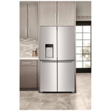 Whirlpool WRQC7836RZ Counter Depth Refrigerator, 36 inch Width, Counter Depth, Ice Dispenser (Thru Door), Water Dispenser (Exterior), ENERGY STAR Certified, 19.14 cu. ft. Capacity, Stainless Steel colour