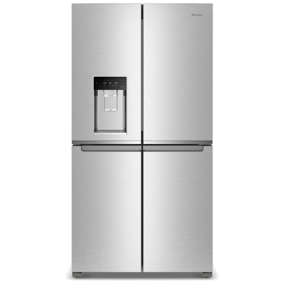 Whirlpool WRQC7836RZ Counter Depth Refrigerator, 36 inch Width, Counter Depth, Ice Dispenser (Thru Door), Water Dispenser (Exterior), ENERGY STAR Certified, 19.14 cu. ft. Capacity, Stainless Steel colour