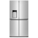 Whirlpool WRQC7836RZ Counter Depth Refrigerator, 36 inch Width, Counter Depth, Ice Dispenser (Thru Door), Water Dispenser (Exterior), ENERGY STAR Certified, 19.14 cu. ft. Capacity, Stainless Steel colour