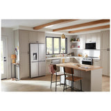 Whirlpool WRQC7836RZ Counter Depth Refrigerator, 36 inch Width, Counter Depth, Ice Dispenser (Thru Door), Water Dispenser (Exterior), ENERGY STAR Certified, 19.14 cu. ft. Capacity, Stainless Steel colour