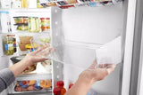 Whirlpool WRS312SNHB Side by Side Refrigerator, 33 inch Width, Optional Ice Maker (Special Order), 21.7 cu. ft. Capacity, Black colour