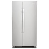 Whirlpool WRS312SNHM Side by Side Refrigerator, 33 inch Width, Optional Ice Maker (Special Order), 21.7 cu. ft. Capacity, Stainless Steel colour