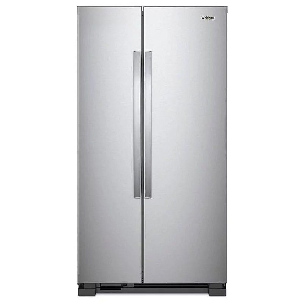 Whirlpool WRS312SNHM Side by Side Refrigerator, 33 inch Width, Optional Ice Maker (Special Order), 21.7 cu. ft. Capacity, Stainless Steel colour