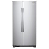 Whirlpool WRS312SNHM Side by Side Refrigerator, 33 inch Width, Optional Ice Maker (Special Order), 21.7 cu. ft. Capacity, Stainless Steel colour