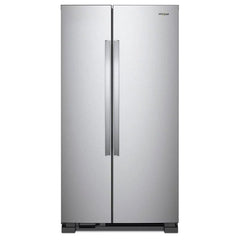 Whirlpool WRS312SNHM Side by Side Refrigerator, 33 inch Width, Optional Ice Maker (Special Order), 21.7 cu. ft. Capacity, Stainless Steel colour