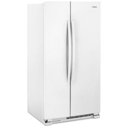 Whirlpool WRS312SNHW Side by Side Refrigerator | 33" Width, 21.7 cu. ft. Capacity, White